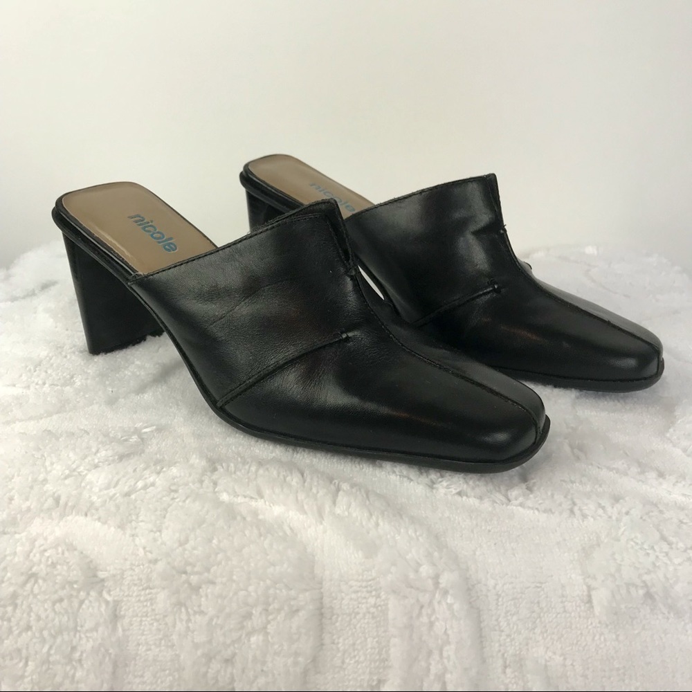 Nicole Miller Black Heels